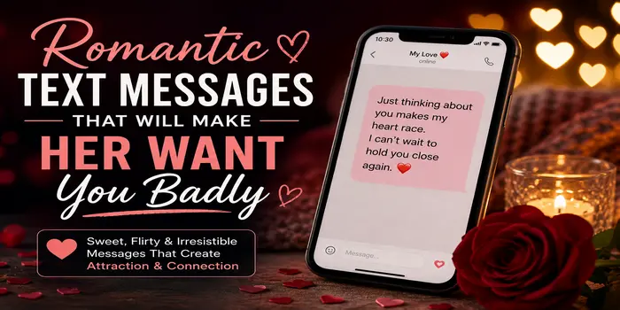 Romantic Text Messages That Will Make Her Want You Badly